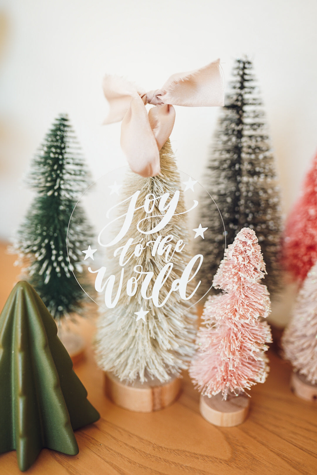 Joy To The World Acrylic Ornament