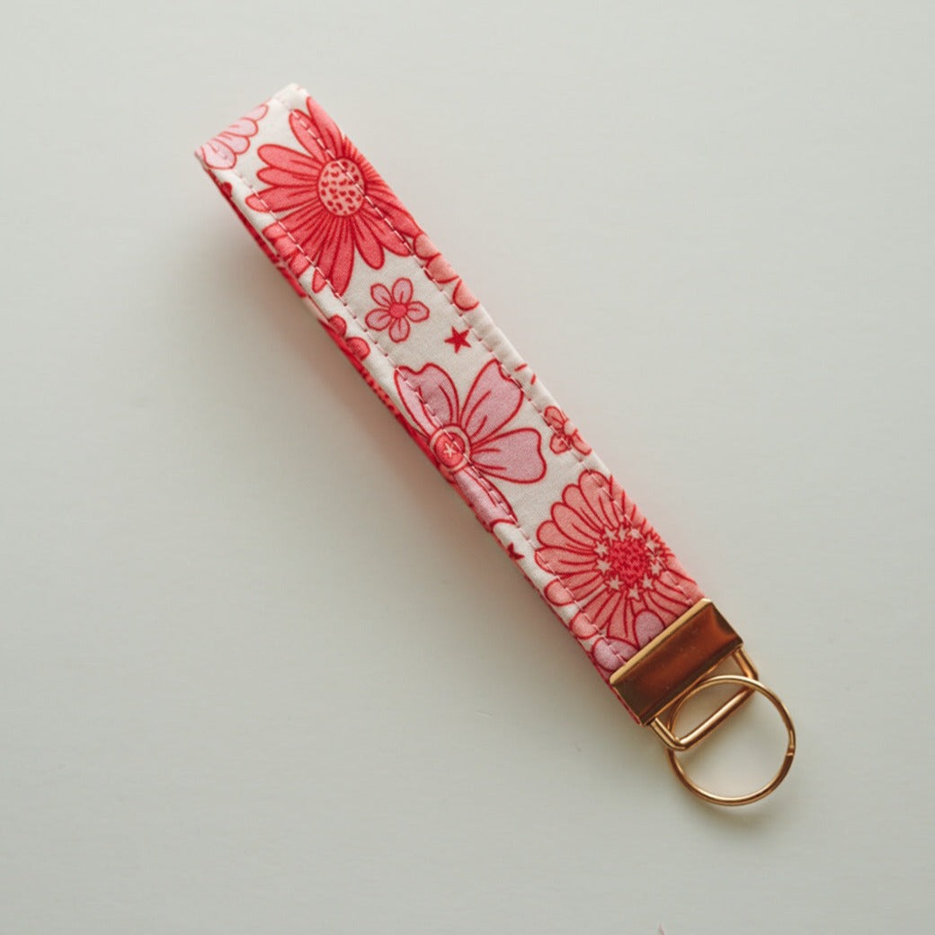 Floral Wristlet Keychain
