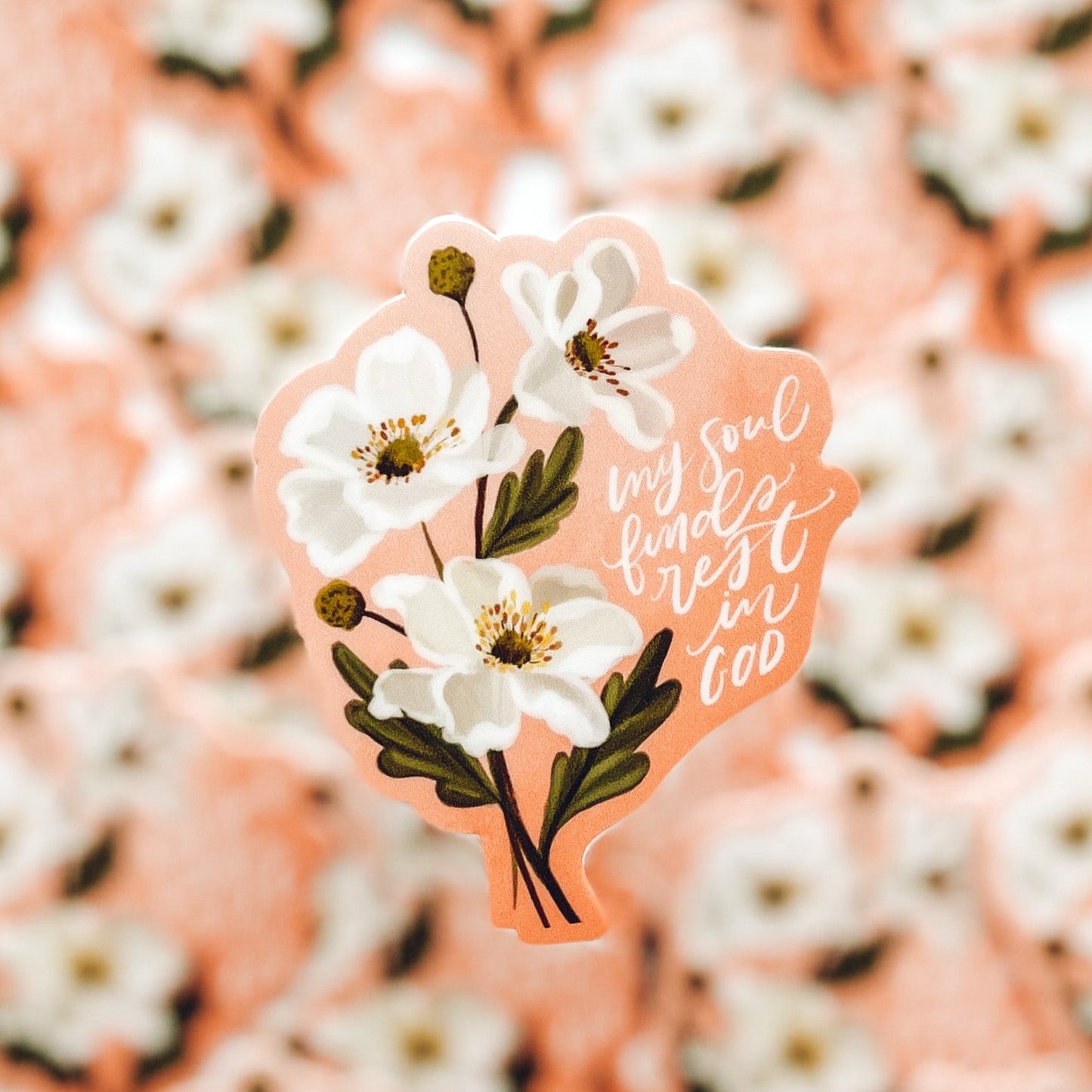 My Soul Finds Rest In God Sticker