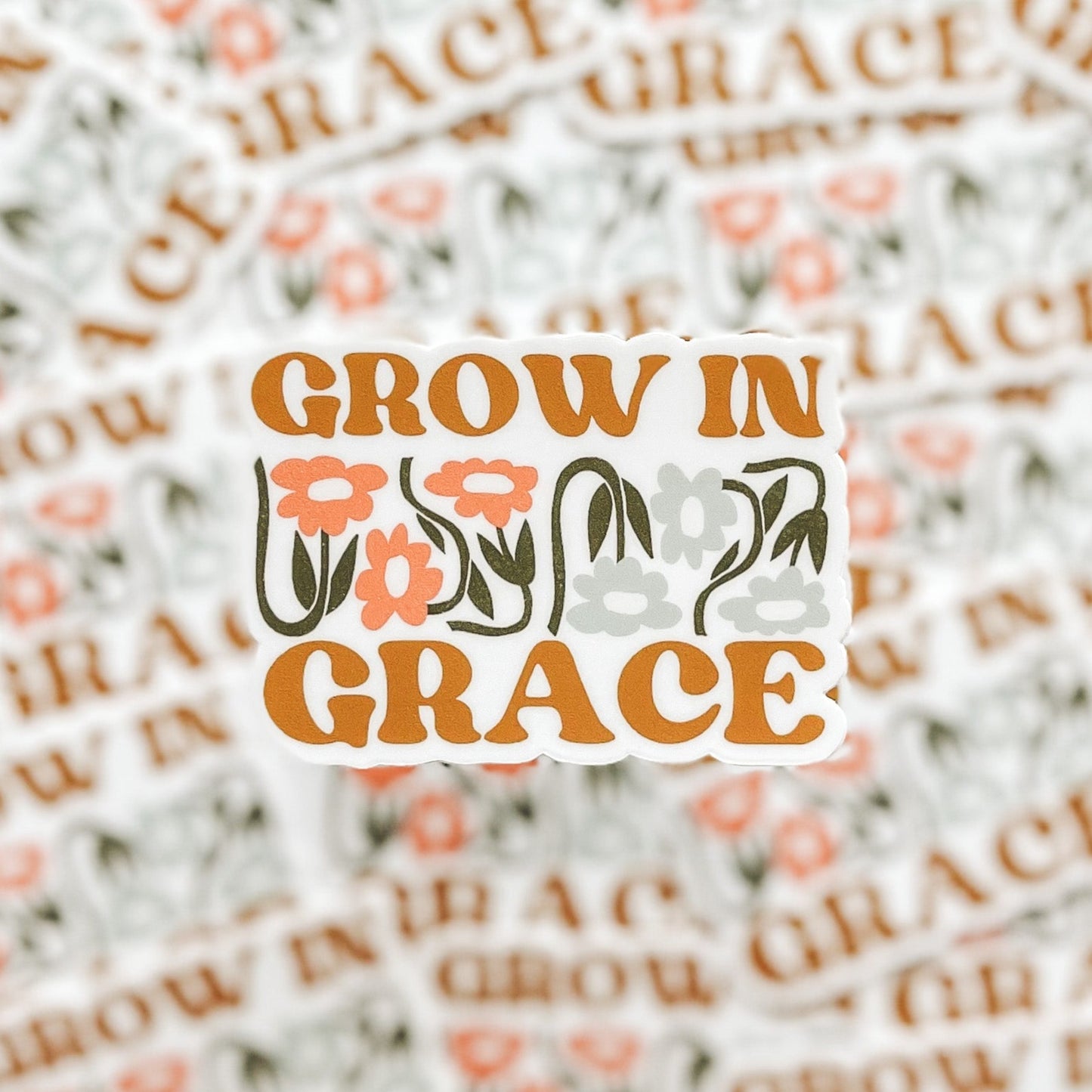 Grow In Grace Sticker