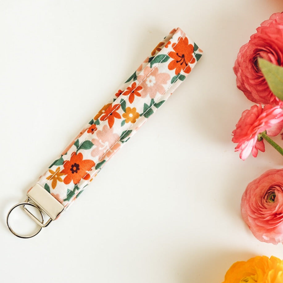 Boho Flowers Keychain