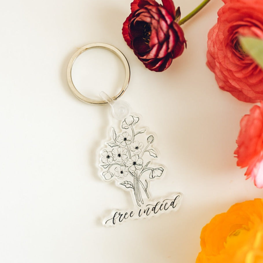 Free Indeed Acrylic Keychain