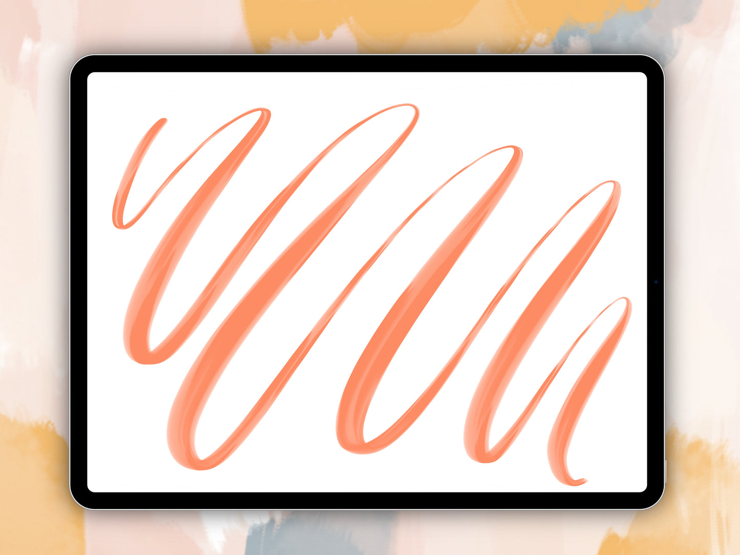 Watercolor Lettering Procreate Brush