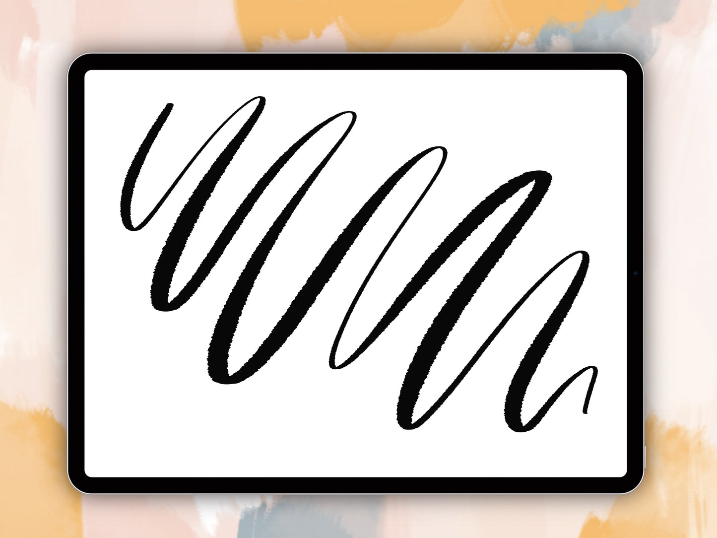 Procreate Textured Lettering Brush