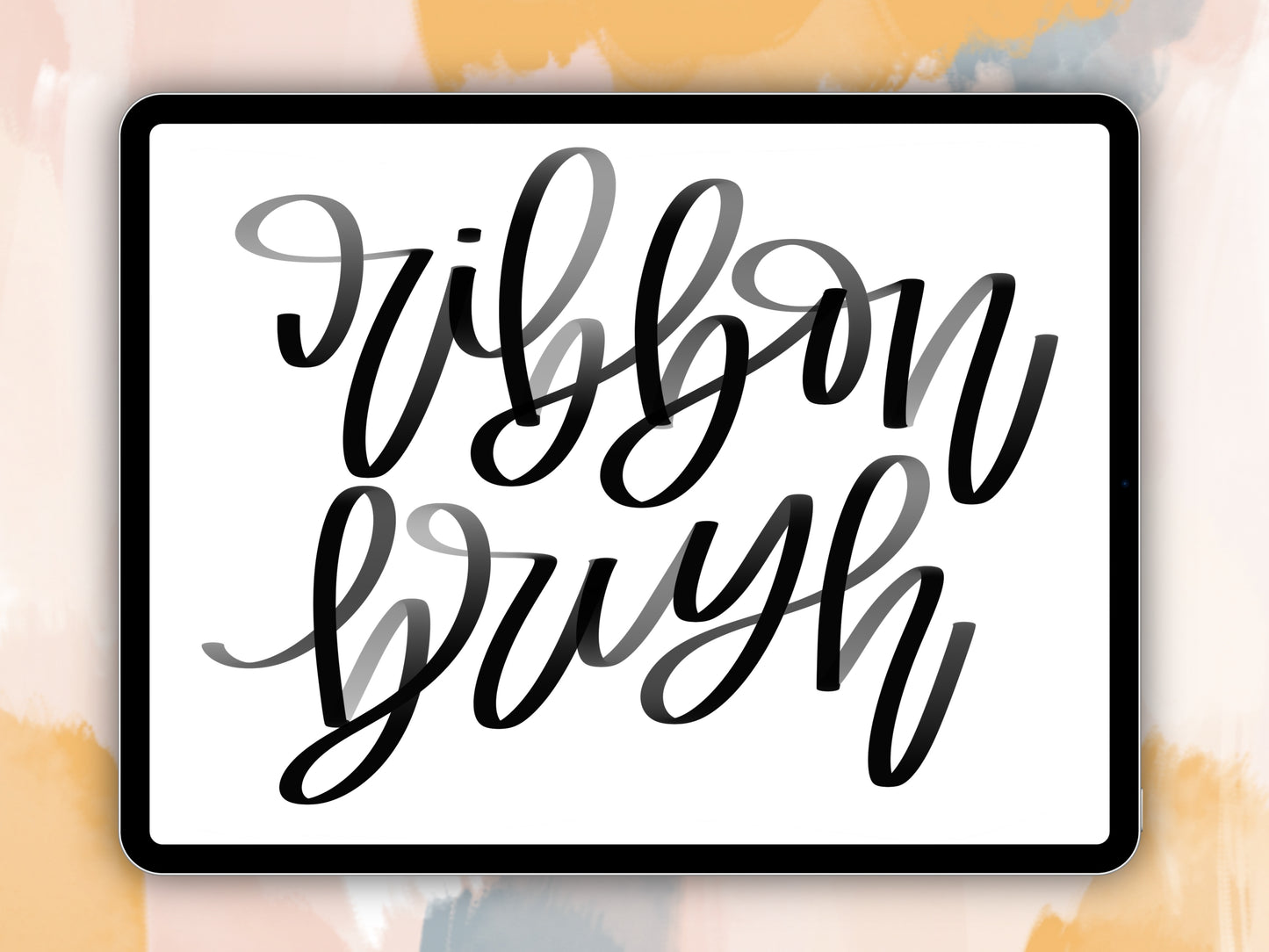 Ribbon Procreate Brush