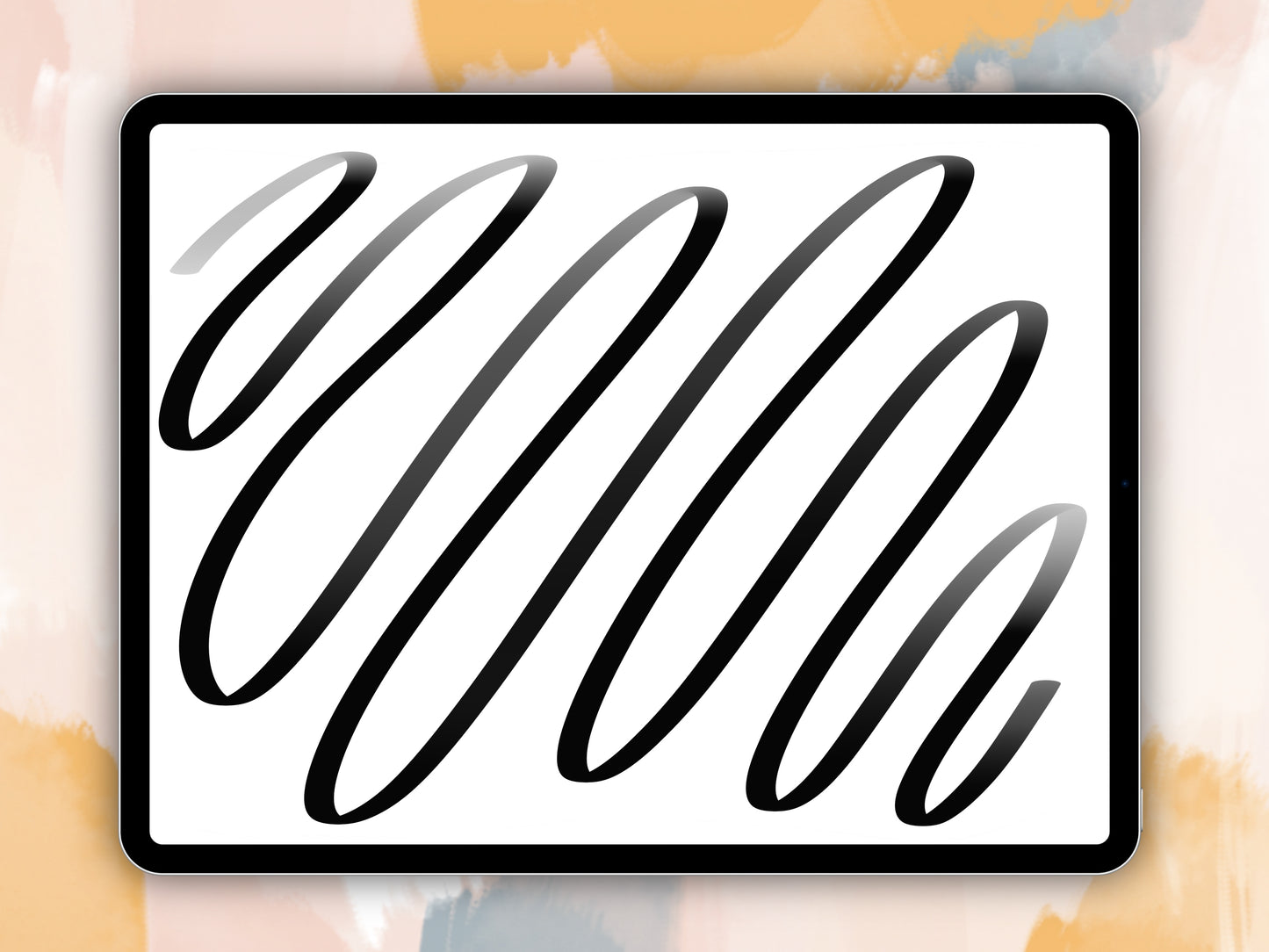 Ribbon Procreate Brush