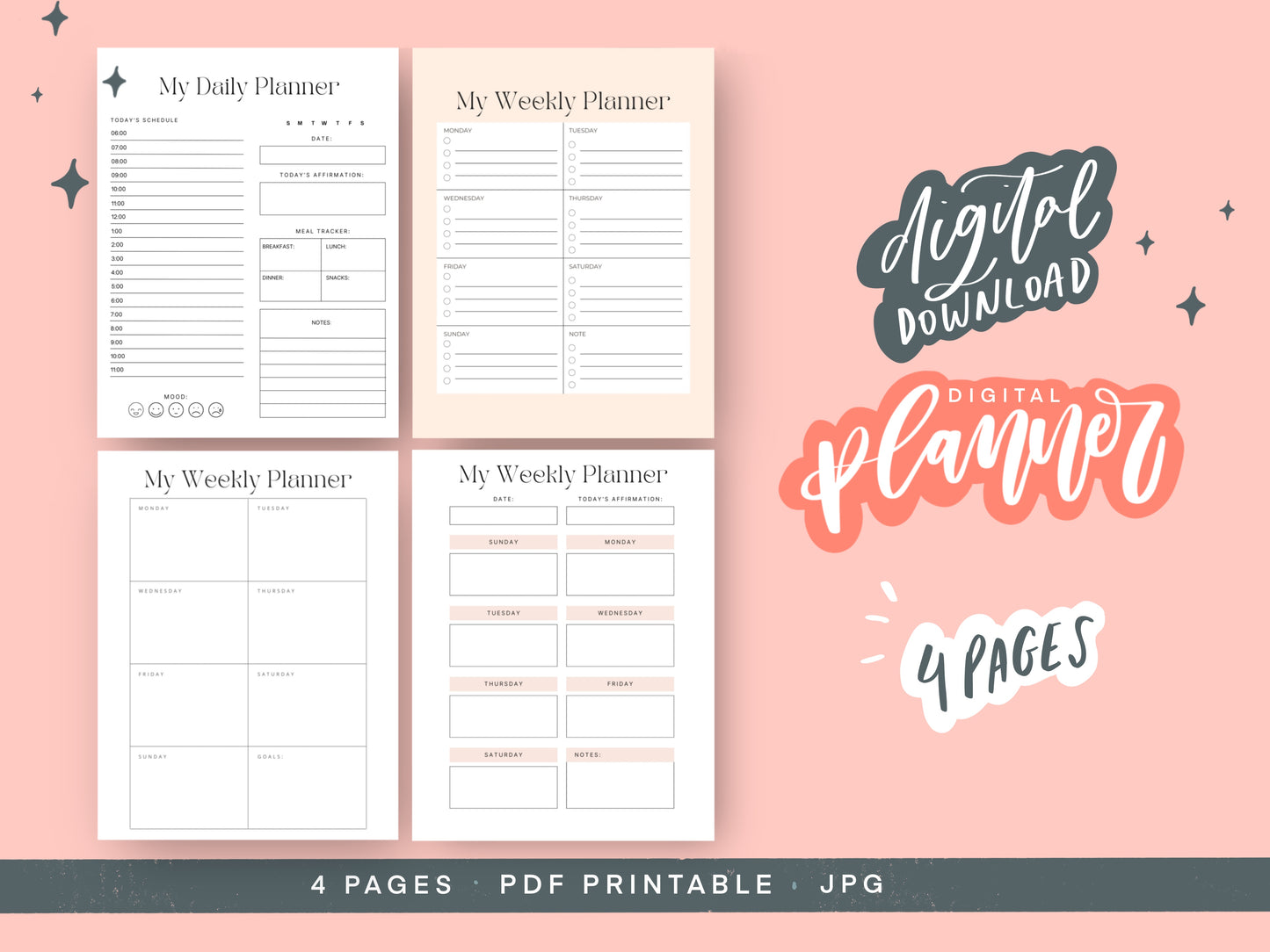 Daily Planner Printable