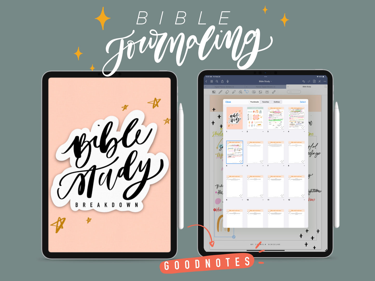 Bible Journaling For Goodnotes