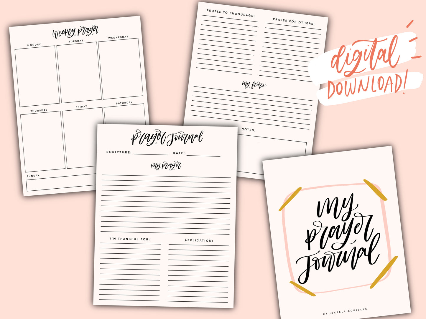 Digital Prayer Journal