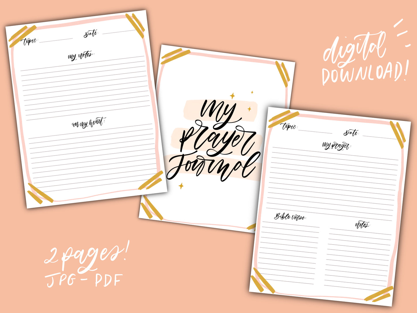 Digital Prayer Journal