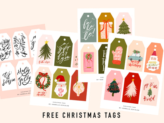 FREE Printable Christmas Tags