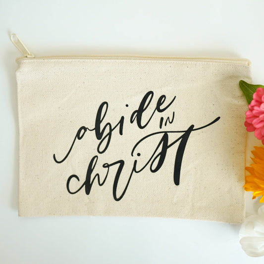 Abide In Christ Pouch Bag