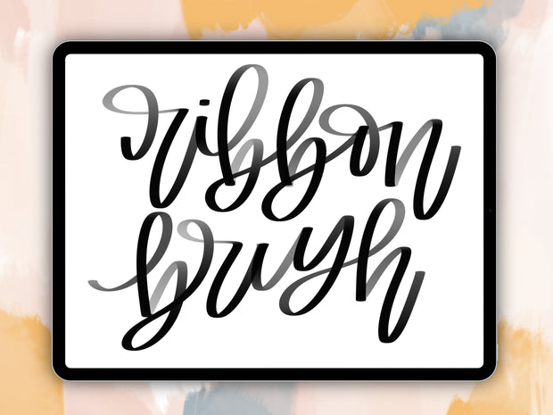 Ribbon Procreate Brush