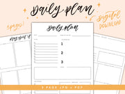 Daily Plan + Prayer Journal
