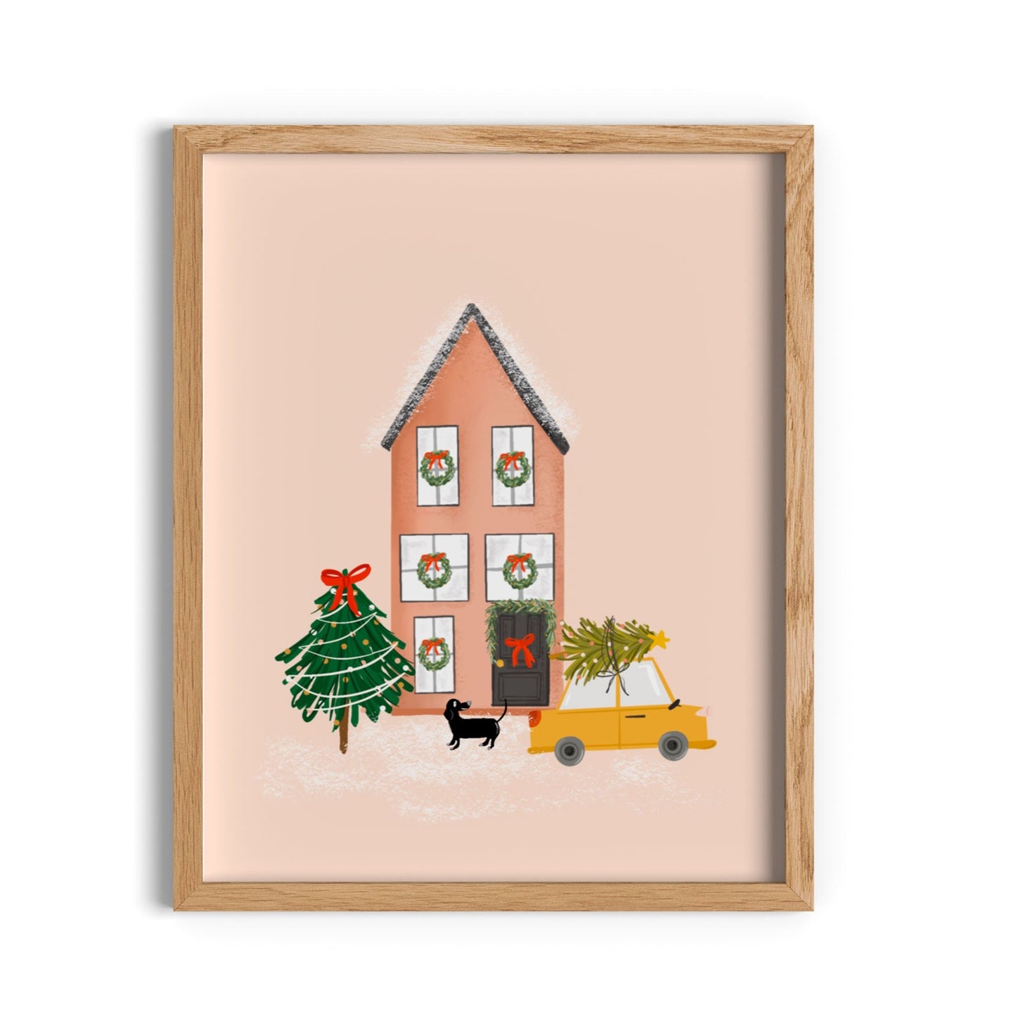 Christmas House Print