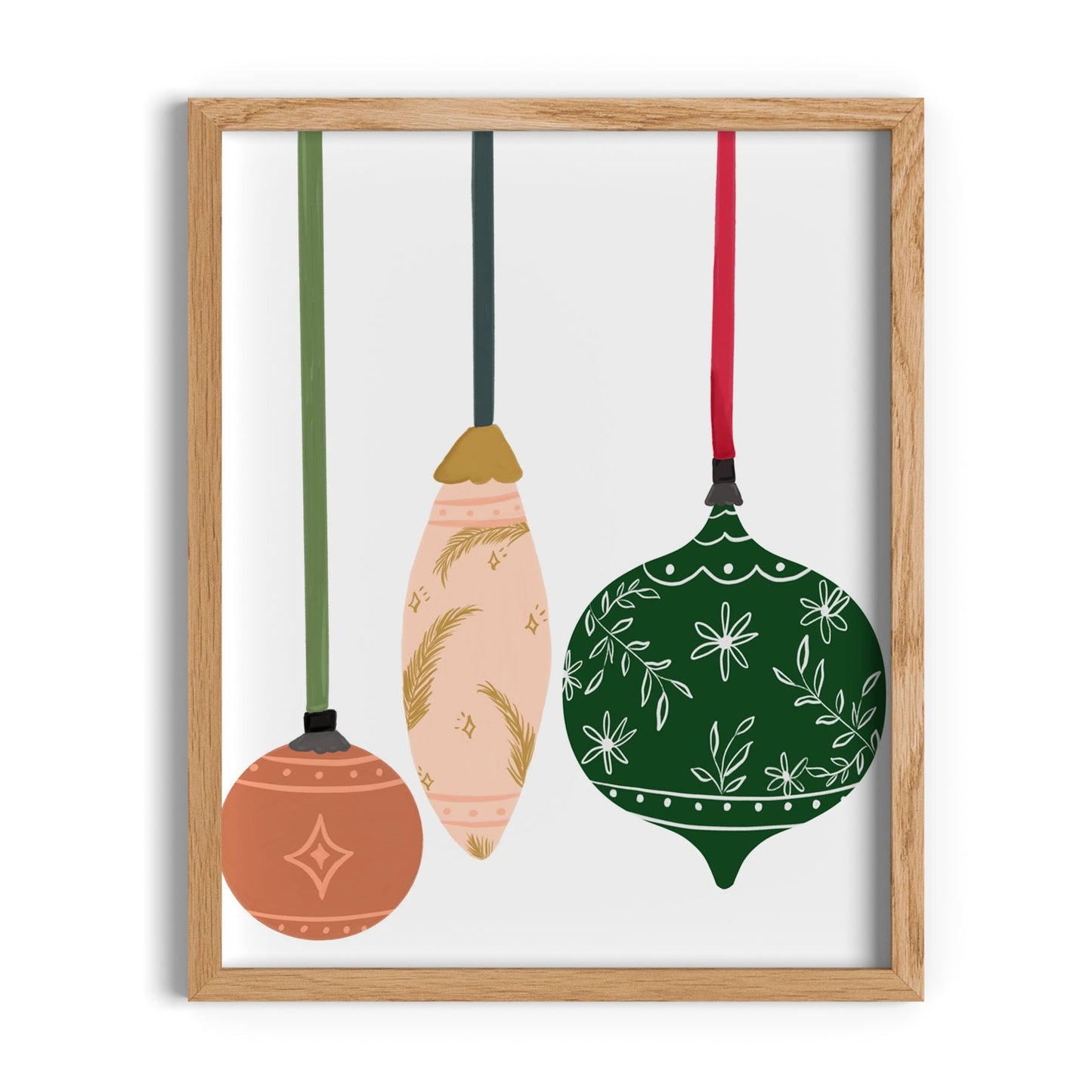 Christmas Ornaments Print