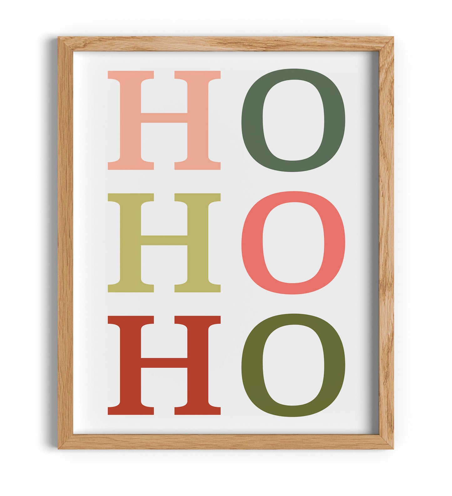 Ho Ho Ho Christmas Print