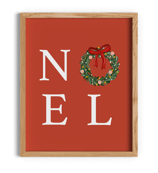 Noel Christmas Print